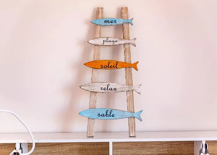 Au Pied De La Plage, Vue Imprenable Sur La 公寓 莱萨布勒-多洛讷